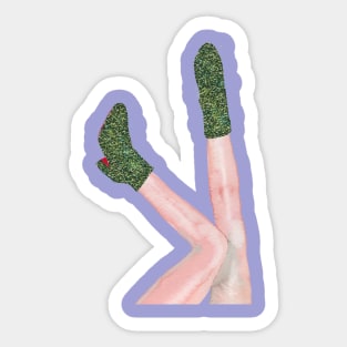 Eras Tour green glitter boots/lavender haze Sticker